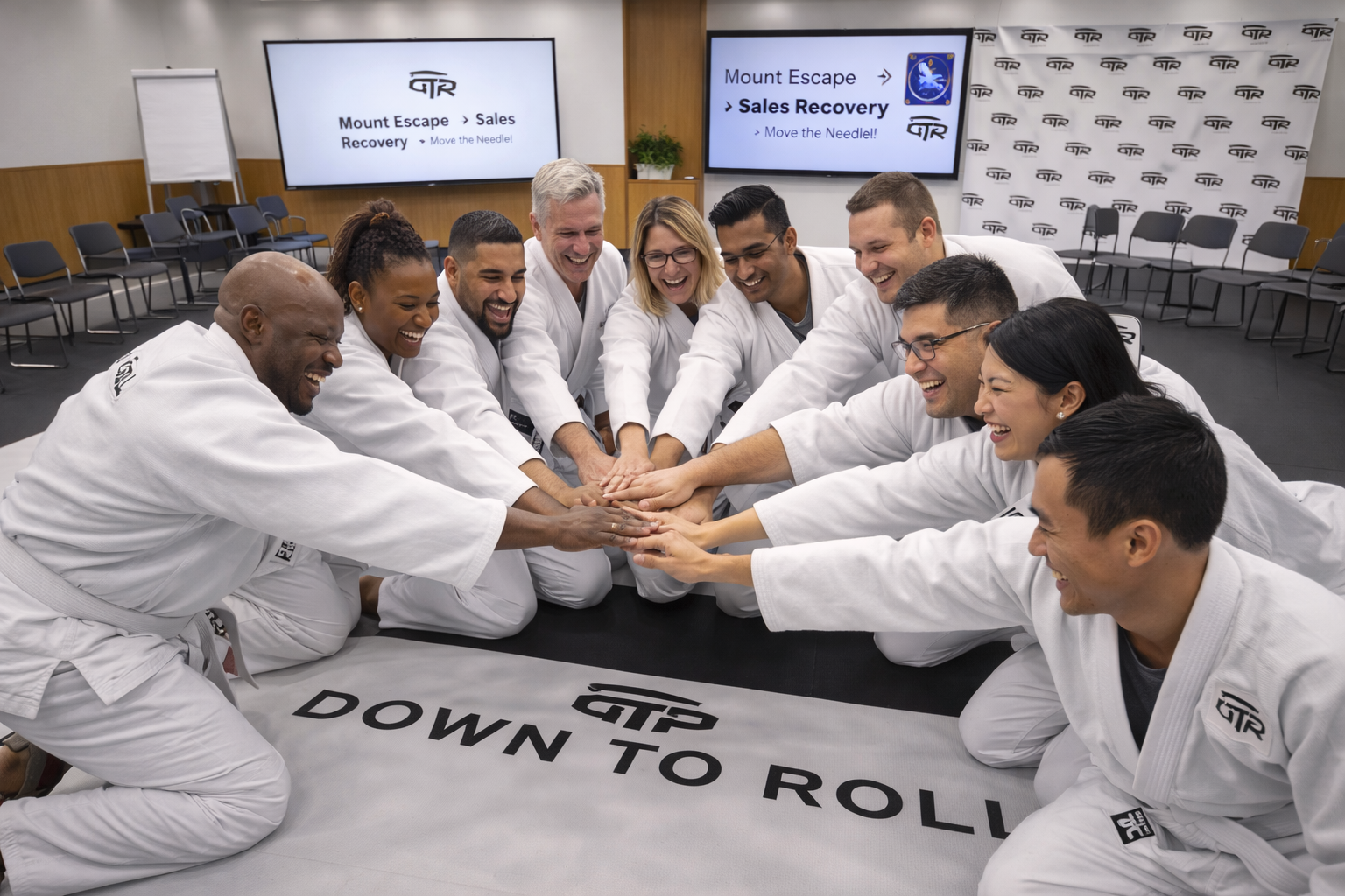 Corporate team training visual